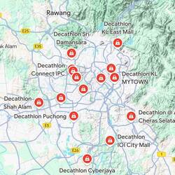 Decathlon in Kuala Lumpur rein interessehalber