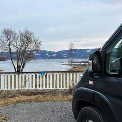 nach, gefühlter, langer Fahrt einen Platz für heute Nacht gefunden ☺️