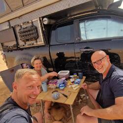 Frühstück unter erschwerten Bedingungen