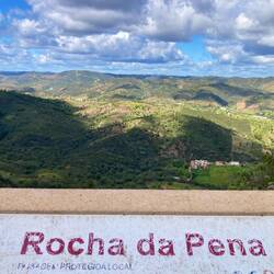 Am Miradouro Norte - Sicht bis zur Serra do Calderão