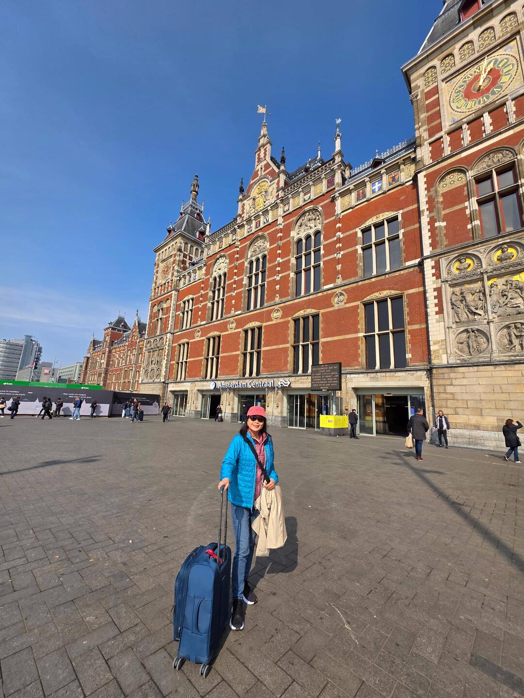 Eurostar from Paris to Amsterdam Central Station