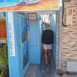 Kleinste Passage zum Restaurant, Le Triangle