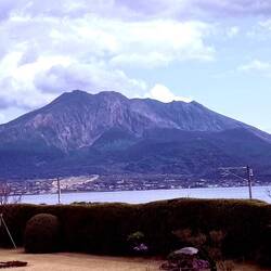 Unobstructed view of Sakurajima