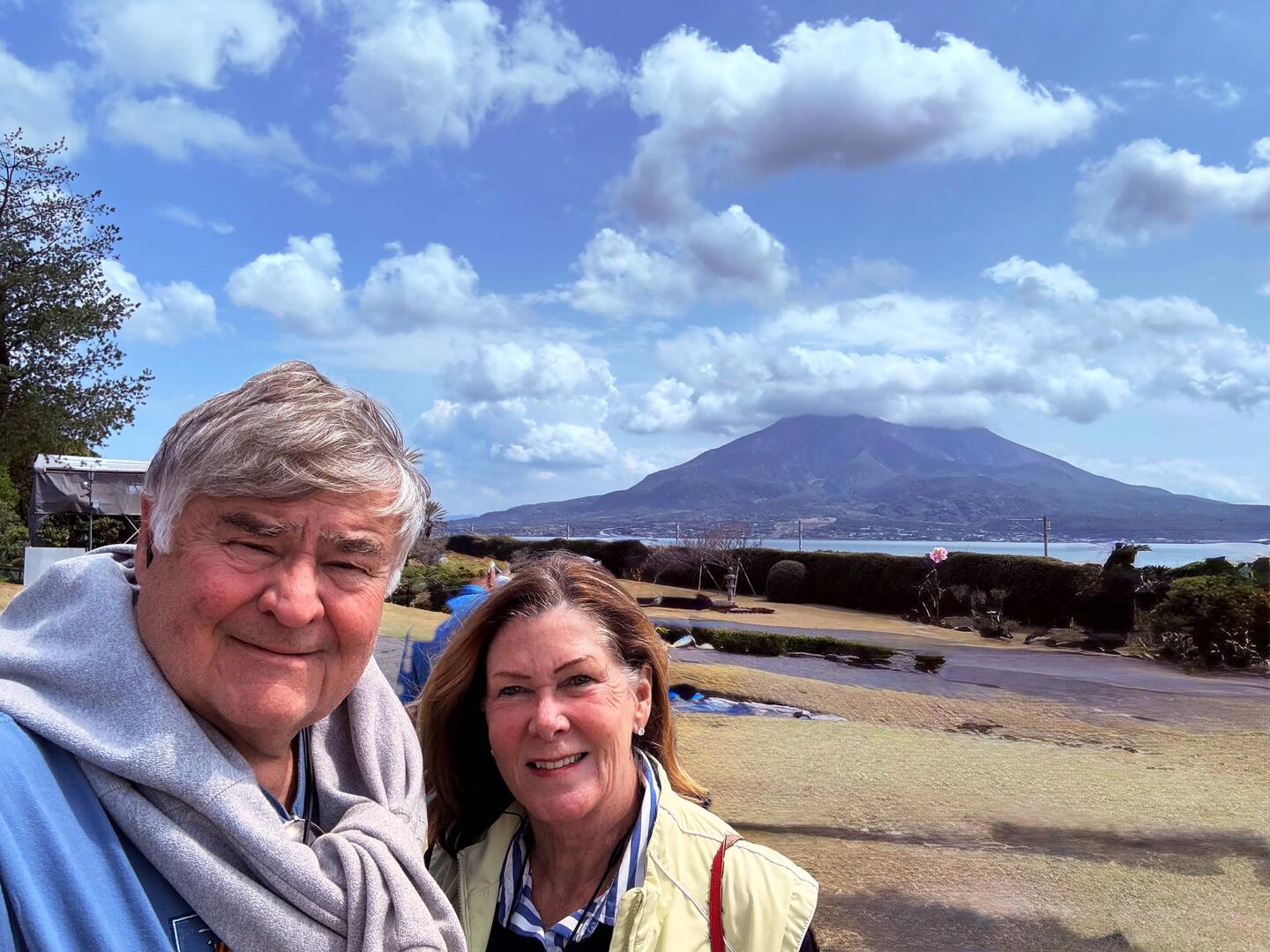 We were so lucky to see the top of Sakurajima without cloud cover