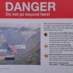 And the various warnings to not cross it....