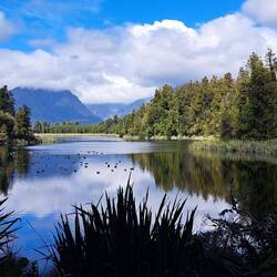 Regretfully, we had clouds today, so we couldn't get the reflection