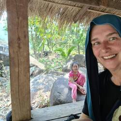 etwas abgekühlt durch Fass und nassen Lsppen auf dem Kopf