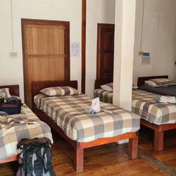 Im Dorm hatte ich viel Platz, nur ein Mitbewohner am anderen Ende