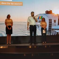 Abschiedsworte des Kapitäns