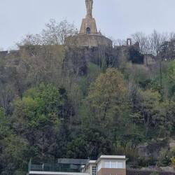 Die Jesus-Statue von San Sebastián.