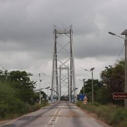 ...und über den Kwanza Fluss in den Süden