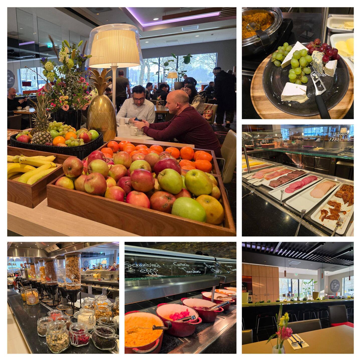 Hearty hotel breakfast (Novotel Amsterdam city)