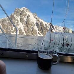 Cold Mountain, hot coffee.