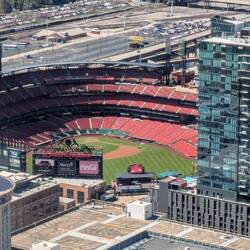 Busch Stadion, home of the St.Louis Cardinals Baseball Team