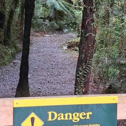 This was the original walking path to the Gorge that was washed away by recent flooding.