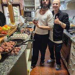 Cooks in the kitchen