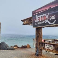 Landungsbrücke aus der Deutsch Südwestafrika Zeit!