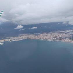Über den Wolken... ,Palma von oben