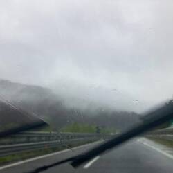 Heute sah es meist so aus 🌫️🌧️