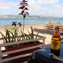 ...gibt es eine Flasche Bier nach der 'langen' Wanderung