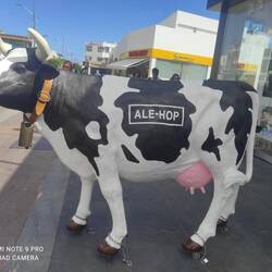 Une vache pour nous rappeler notre Bretagne
