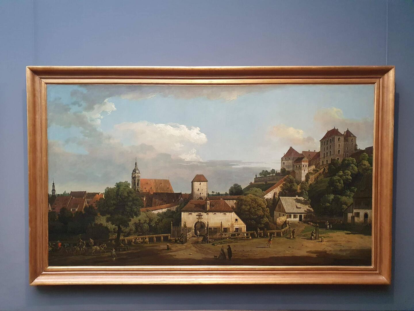 Pirna mit dem Obertor (um 1755/56)