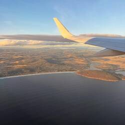 View leaving Hobart and Tasmania