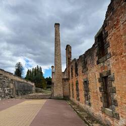 Original chimneys of primary prison building still standing tall 200 years later