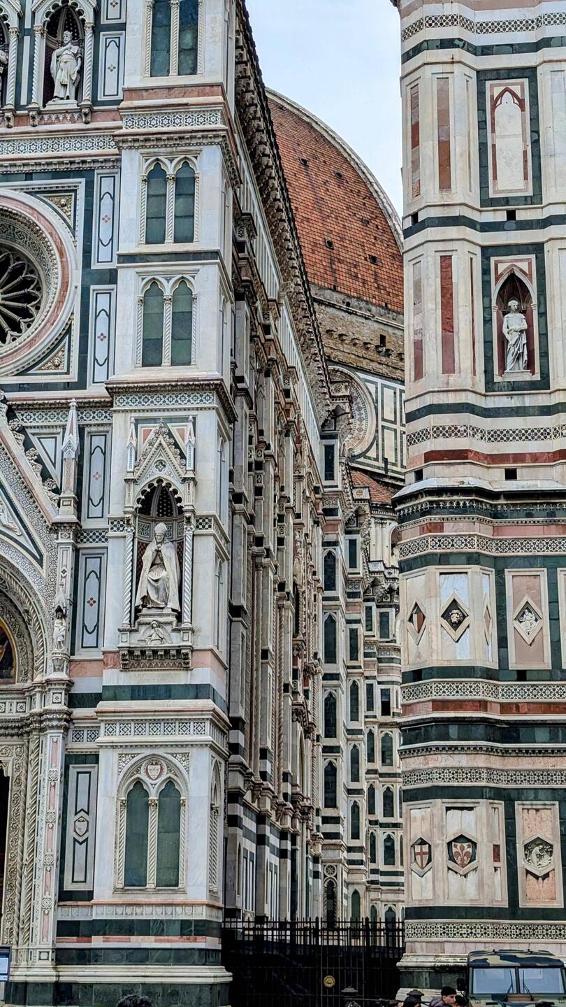The Duomo (left) and Camponile (right)