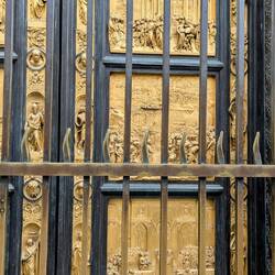 Reproductions of Ghiberti's Baptistery doors