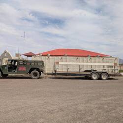 The transportation bus to the planes for the jumpers