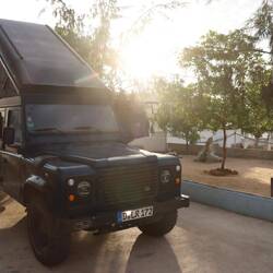 Vom Stellplatz der Tauchschule...