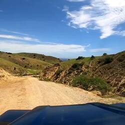 Auf dem Weg zur Steilküste