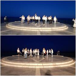 Freier Line-Dance-Event auf dem Balcón de Europa