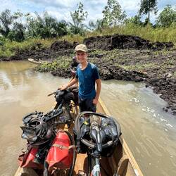 Zum Glück passen alle drei Fahrräder auf einmal rein