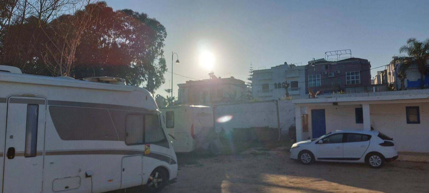 Sonnenaufgang am campground.