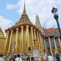 Just some of the spectacular buildings around the Grand Palace.