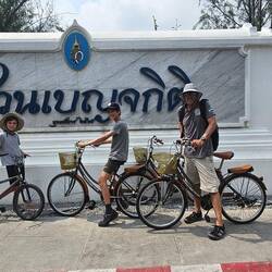 Boys on bikes.