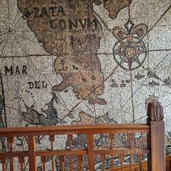 Mosaik im Pablo Neruda-Huus...