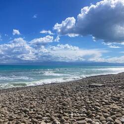 Abstecher ans Meer auf dem Weg nach Bari