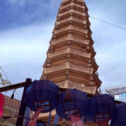 Nice picture of the pagoda at Jogyesa Temple.