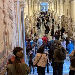 Gänge in den vatikanischen Museen