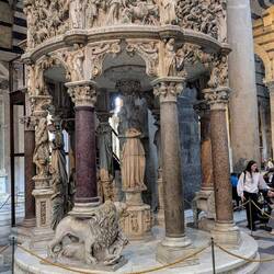 Giovanni Pisano's pulpit in Pisa Cathedral