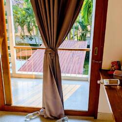 In der Unterkunft sind nur ein paar Flaschen Wasser umgefallen, mehr war nicht