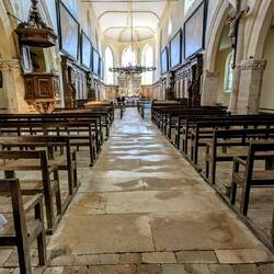 Innenansicht der Abbaye Saint-Pierre d'Hautvillers