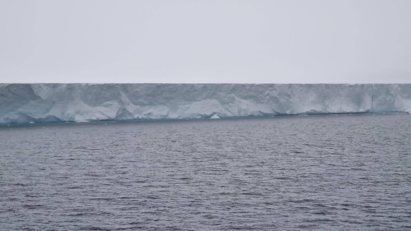 OMG it's the Ice Wall. Nope, Wilkins Ice Shelf