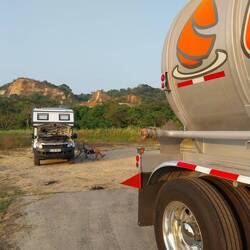 Tankstellenübernachtungsplatz