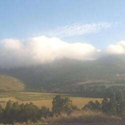 Fabulous cloud formations over the mountains