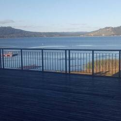 So lovely to dance outside on the deck overlooking this beautiful lake