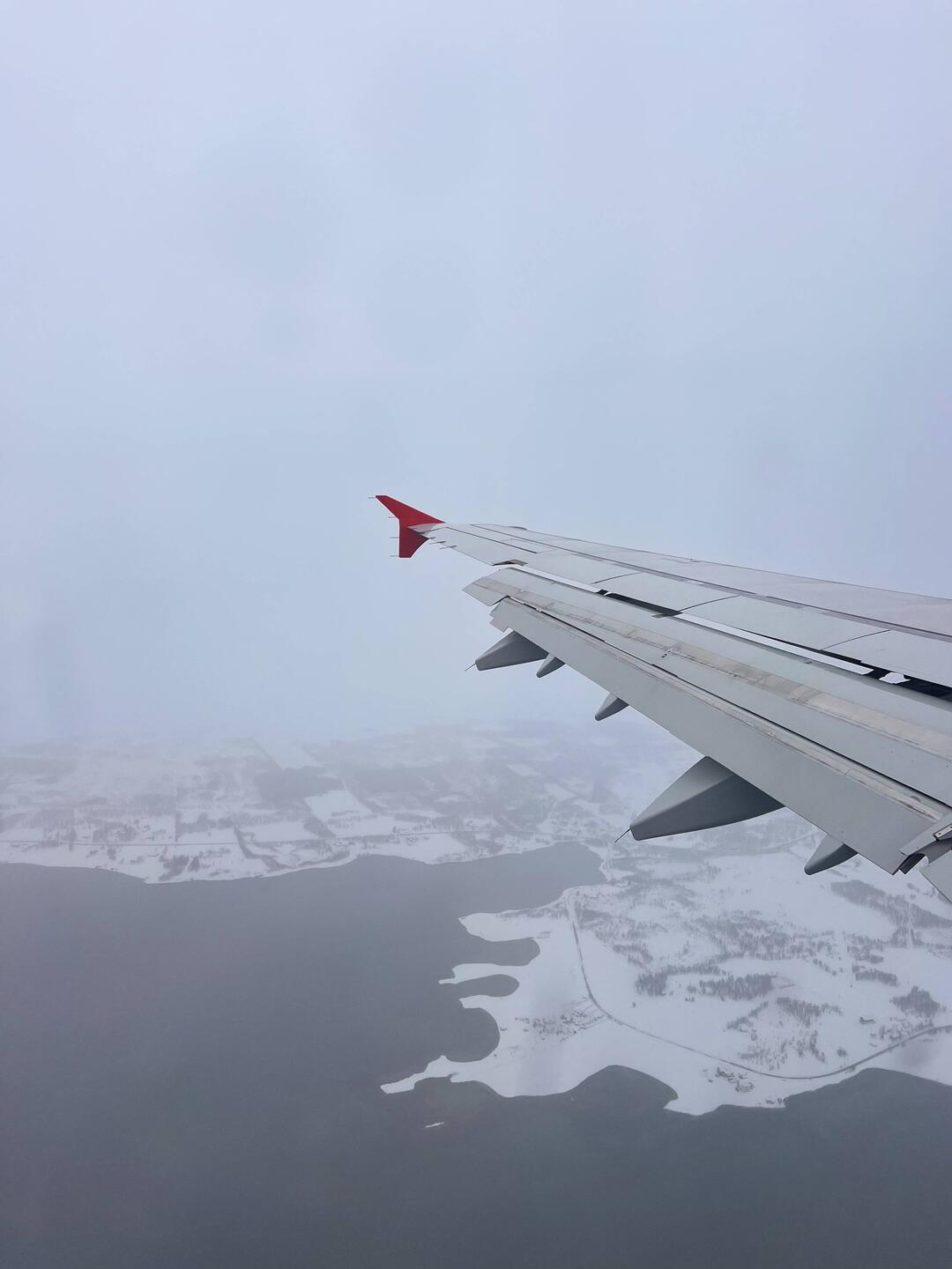 Anflug auf Tromsö